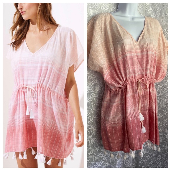 LOFT Other - Loft Beach Ombré Cover Up with Tassels